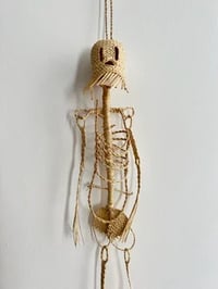 Image 8 of Palm Leave Weaved Calavera, Mexico