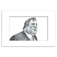Image 2 of Chris Christie | 4x6 | Graphite Portrait