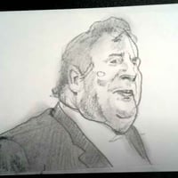Image 4 of Chris Christie | 4x6 | Graphite Portrait