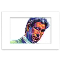 Image 2 of Ron DeSantis | 5x7 | Original Mixed Media Portrait