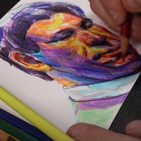 Image 5 of Ron DeSantis | 5x7 | Original Mixed Media Portrait