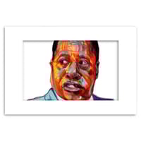 Image 2 of Larry Elder | 4x6 | Original Mixed Media Portrait