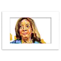Image 2 of Kamala Harris | 4x6 | Original Mixed Media Portrait
