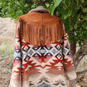 Fringe Shawl Collar