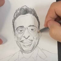 Image 3 of Vivek Ramaswamy | 5x7 | Original Graphite Drawing