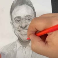 Image 4 of Vivek Ramaswamy | 5x7 | Original Graphite Drawing