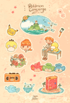 [Preorder] Pokemon Concierge Sticker Sheet