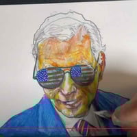 Image 5 of Joe Biden | 5x7 | Original Mixed Media Portrait