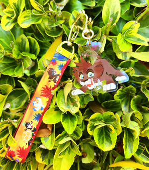 Worldforms Charm + Lanyard: Pride Lands