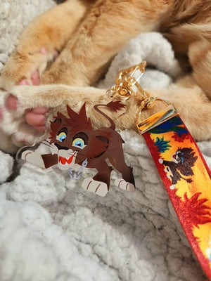 Worldforms Charm + Lanyard: Pride Lands