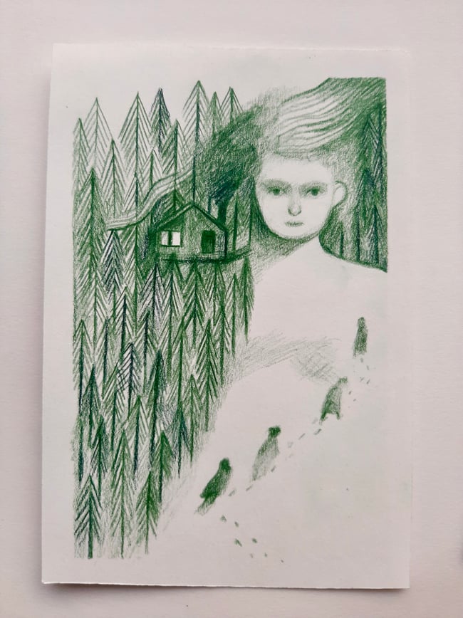 Skadi ~ original drawing