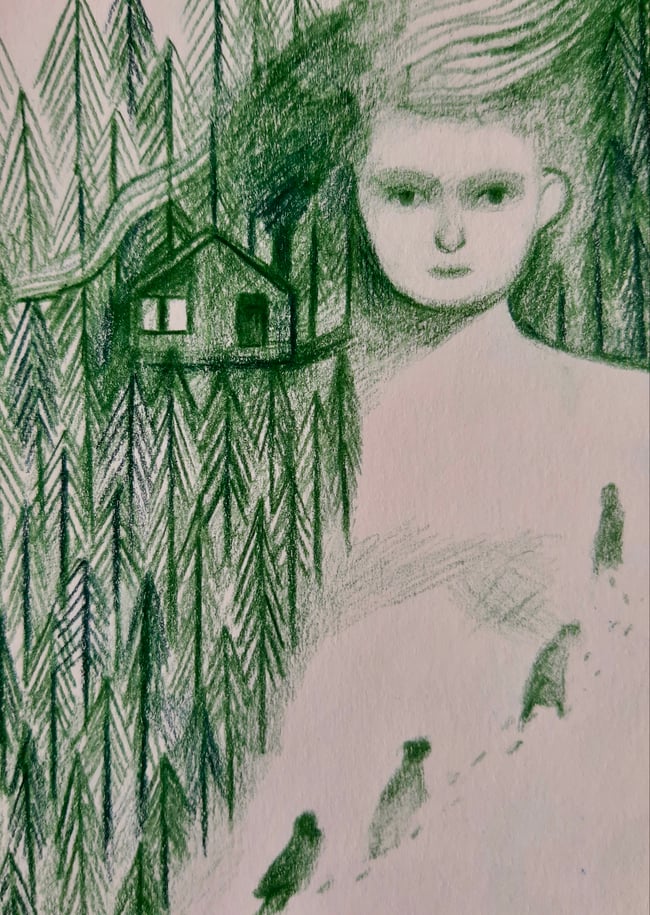 Skadi ~ original drawing