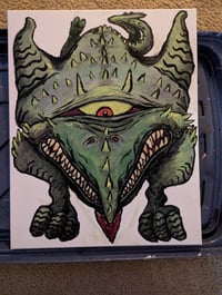 Leaping Impaler Original Painting 
