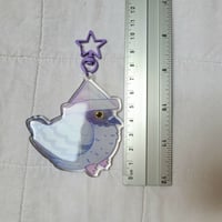 Image 4 of Silly Pigeon Acrylic Keychain
