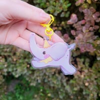 Image 3 of Elephant Acrylic Keychain