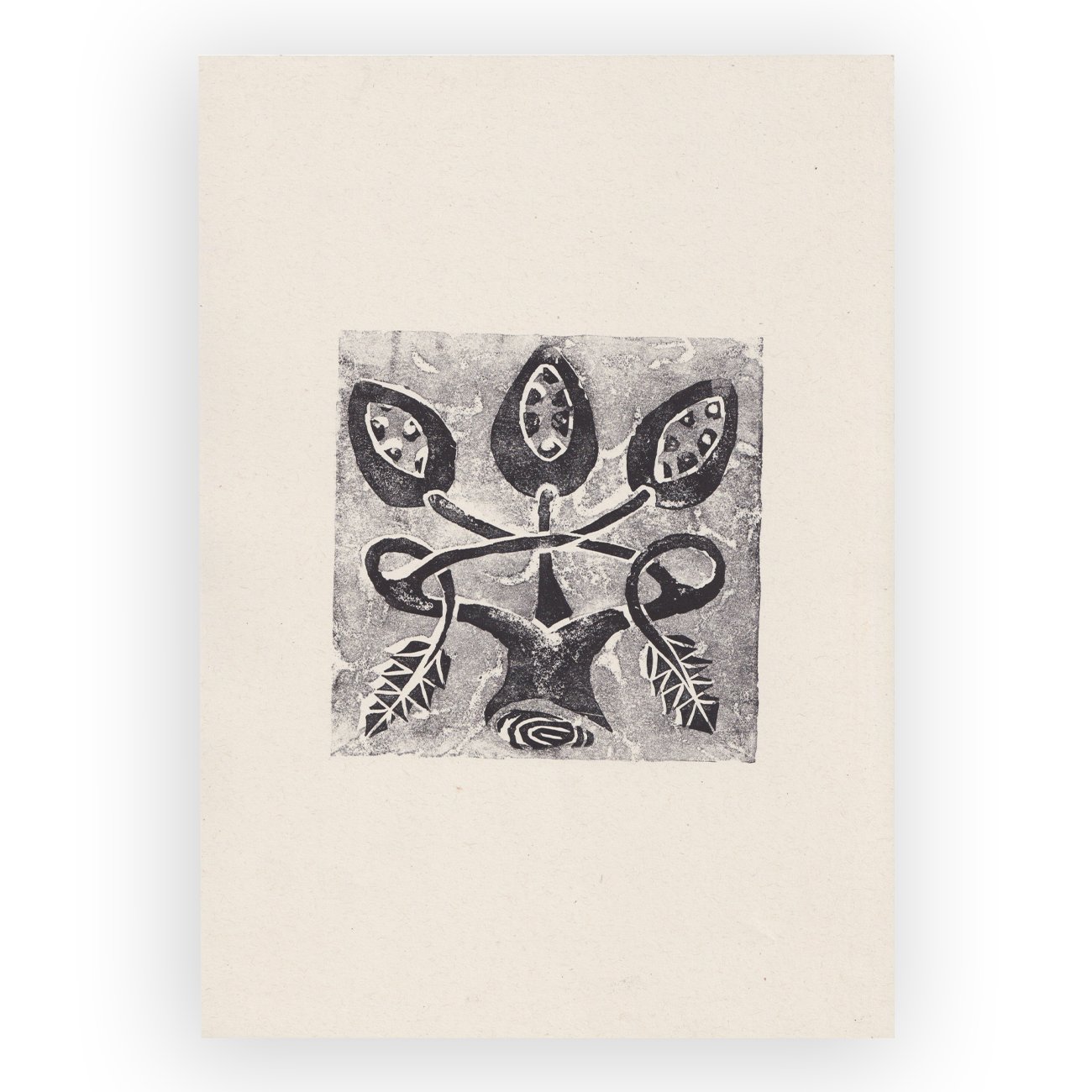 Image of Medieval Flower Carving