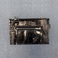 Image 1 of BLACK CROC MINI BAG