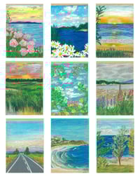 Image 1 of A5 Landscape oil pastel