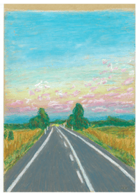 Image 4 of A5 Landscape oil pastel