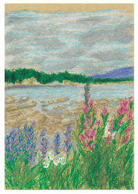 Image 5 of A5 Landscape oil pastel