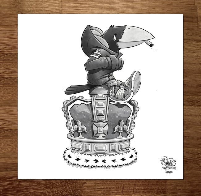 Crown - Inktober 25 Print