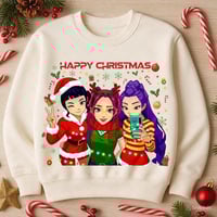 K pop demon hunters happy christmas sweaters 