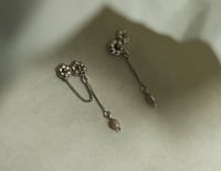 Image 1 of Chained Flower Studs