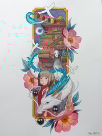 Image 1 of Spirited Away Poster 12 x 16 inch A3 Size.