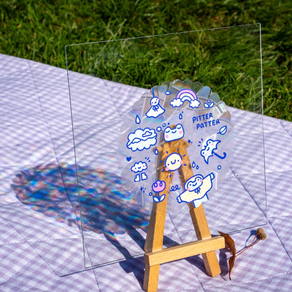 Image of Suncatcher Stickers Frogs