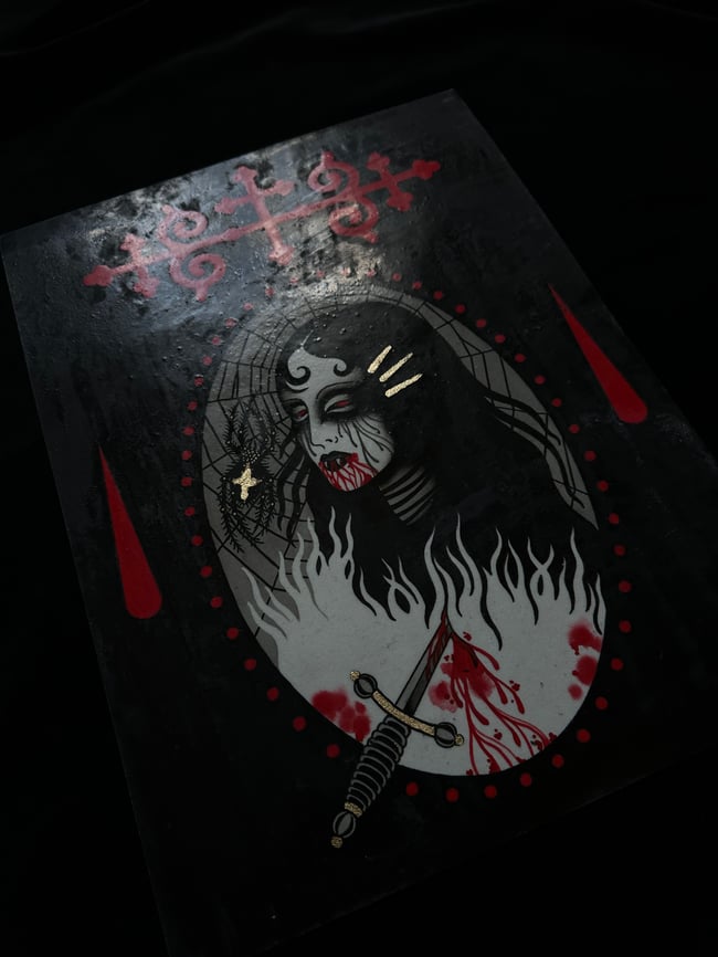 •suicide commando• original painting