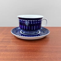 Image 1 of Arabia Finland Valencia Tea Cup with Saucer