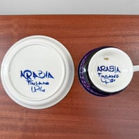 Image 4 of Arabia Finland Valencia Tea Cup with Saucer
