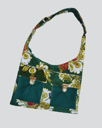 Image 1 of Sac vert velour