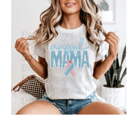 Image 1 of Angel Mama Blue Shirt 