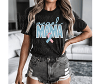 Image 2 of Angel Mama Blue Shirt 