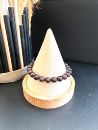 BRACELET 8MM GRENAT ROUGE