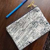 Image 1 of Edinburgh Map City Clutch Purse