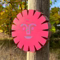 Image 2 of Cedar wood sun - raspberry 