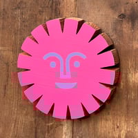 Image 1 of Cedar wood sun - raspberry 