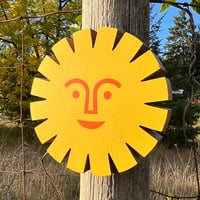 Image 1 of Cedar wood sun - yellow