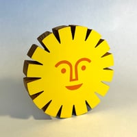 Image 2 of Cedar wood sun - yellow