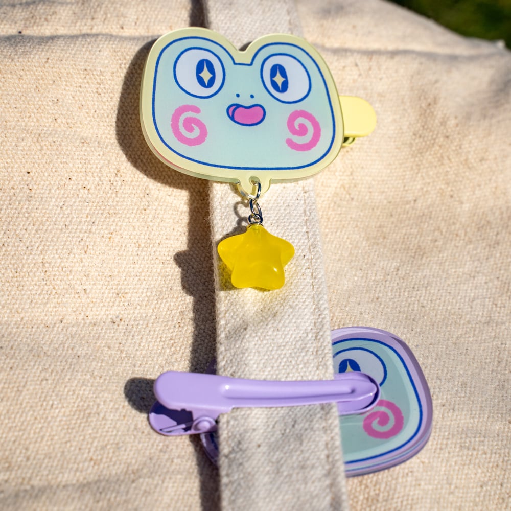Image of Frog Star Hairclips