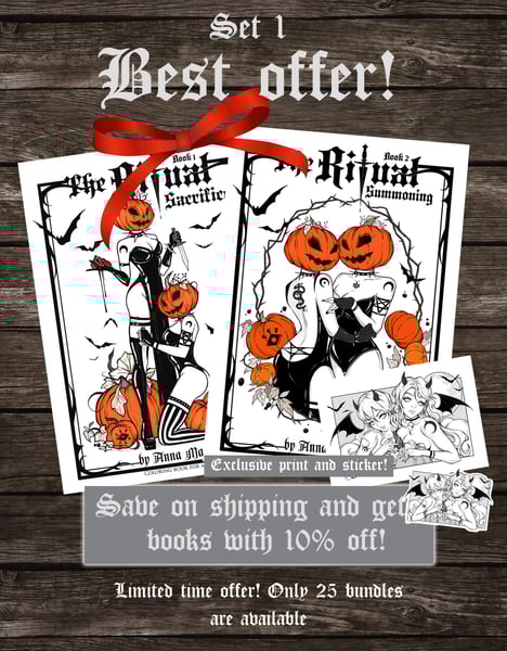 Image of Set №1 - 2 coloring books with 10% discount!
