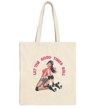 Image 1 of Good Times Vivid Cotton Canvas Tote Bag