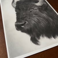 Image 4 of “Gentle encounter” Mini matted fine art print 