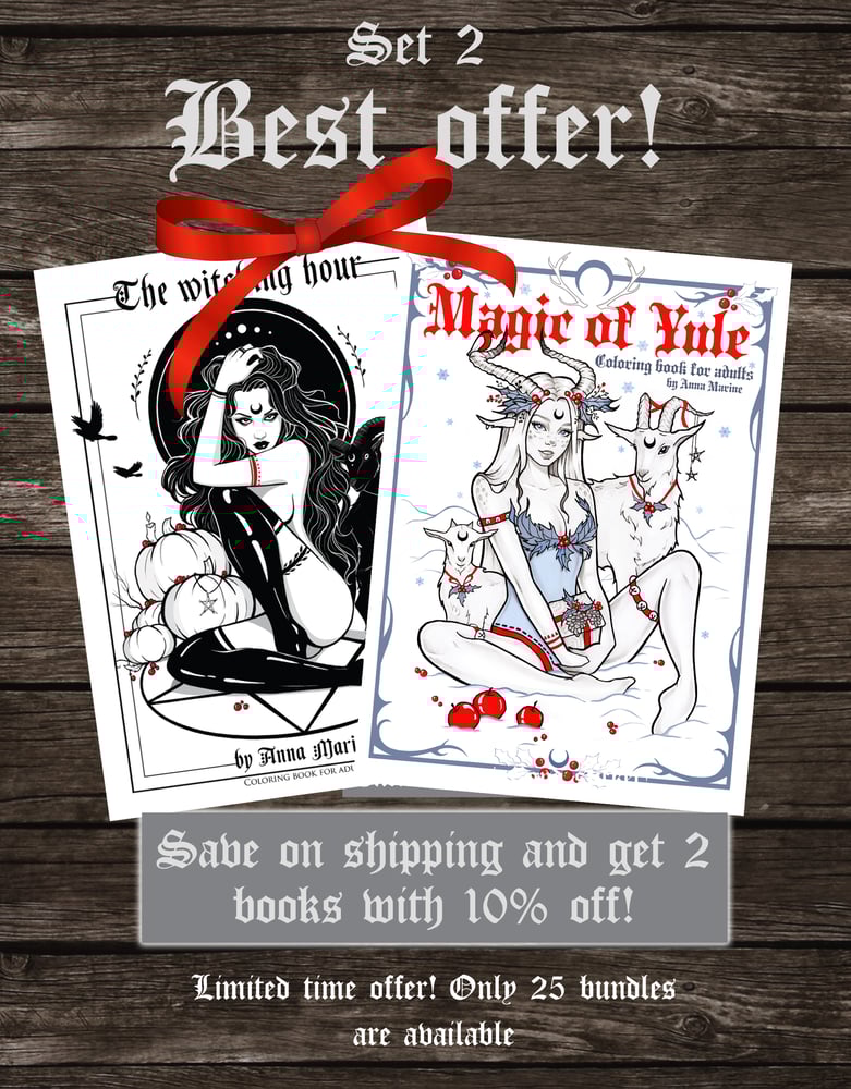 Image of Copy of Set №1 - 2 coloring books with 10% discount!