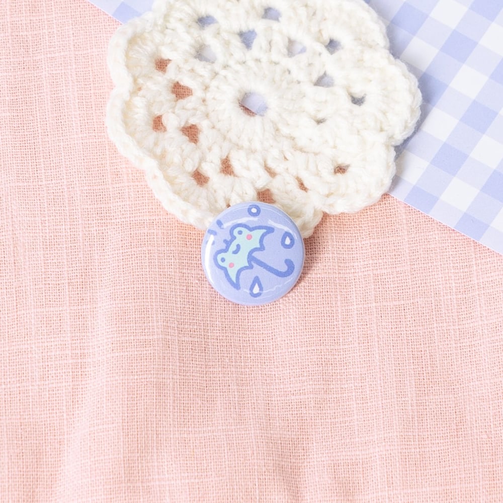 Image of Buttons Set Rain Theme