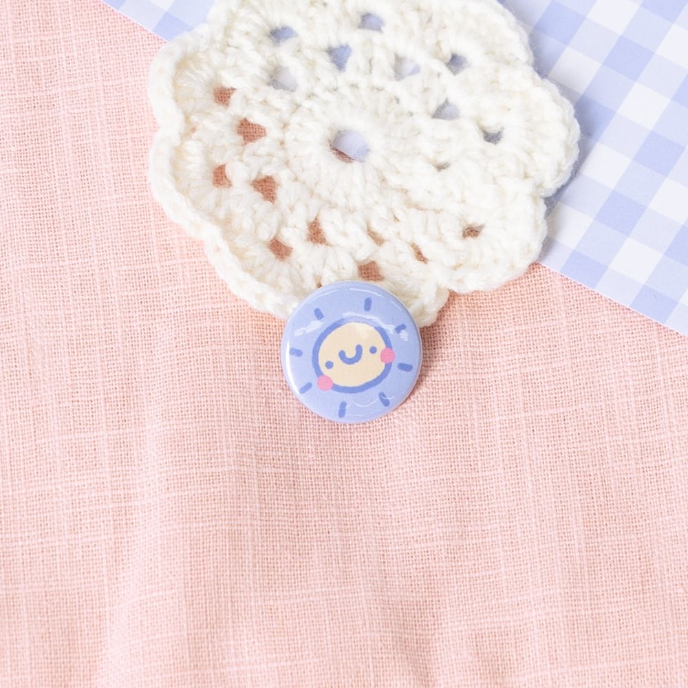 Image of Buttons Set Rain Theme