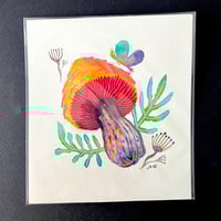 Watercolor Mushroom 04