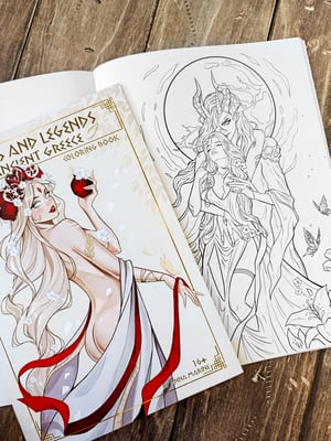 Image of Myths and Legends of Ancient Greece coloring book PREORDER